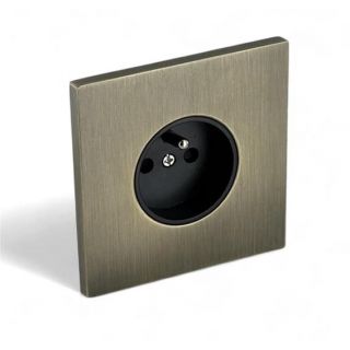Prise Electrique Nekc Simple - Bronze