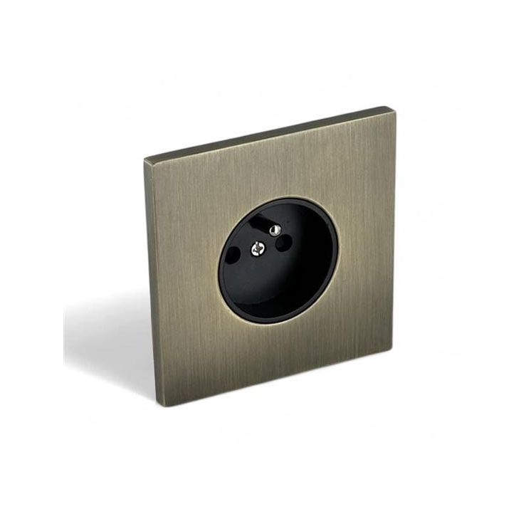 Prise Electrique Nekc Simple - Bronze
